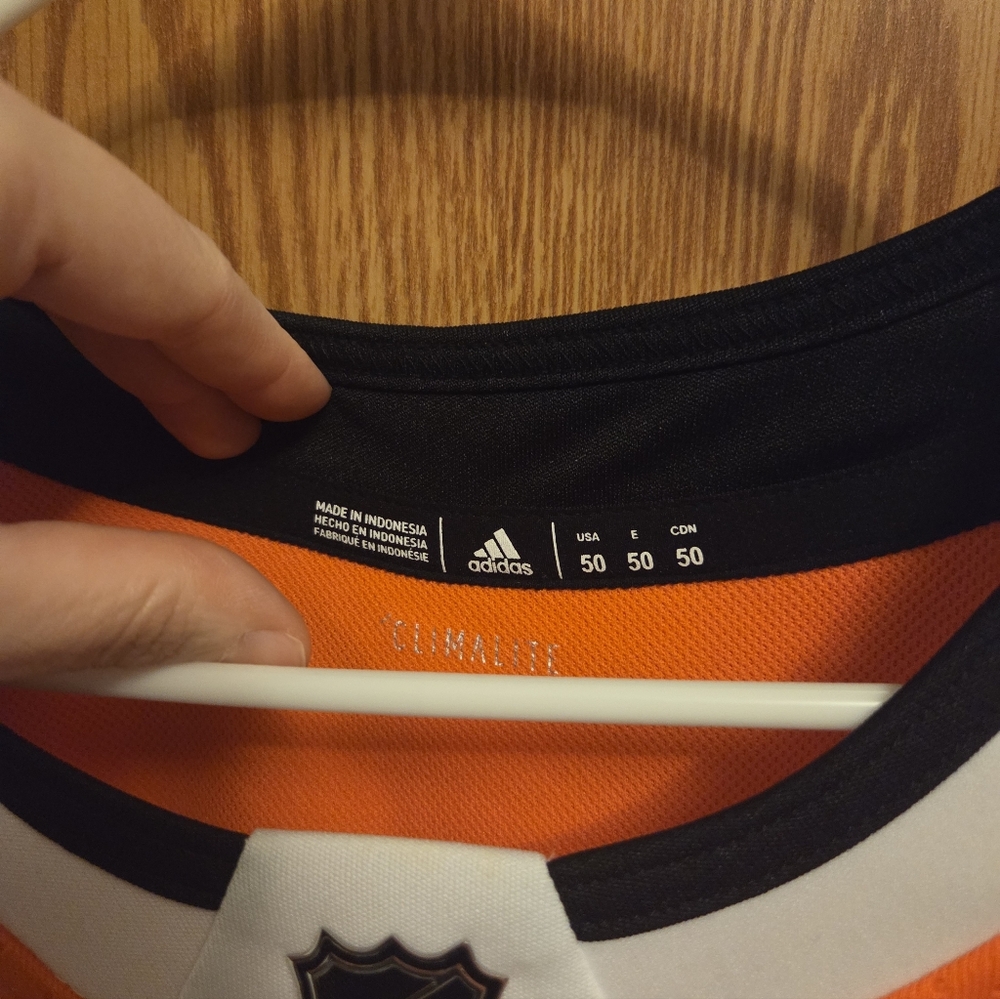 Adidas Philadelphia Flyers Nolan Patrick Jersey Sz 50 Medium Men's NHL - Picture 3 of 14